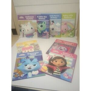 Lot Of 8 Gabby's Dollhouse Me Reader Books Like New!